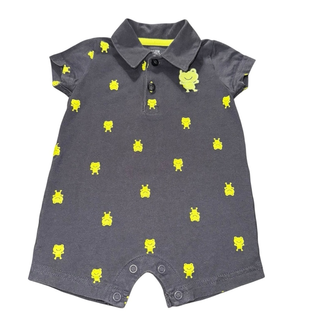 Baby Boy Bundle 0–3M Disney Mike, Carter’s Swim Sunsuit & Just One You Romper - Picture 4 of 8